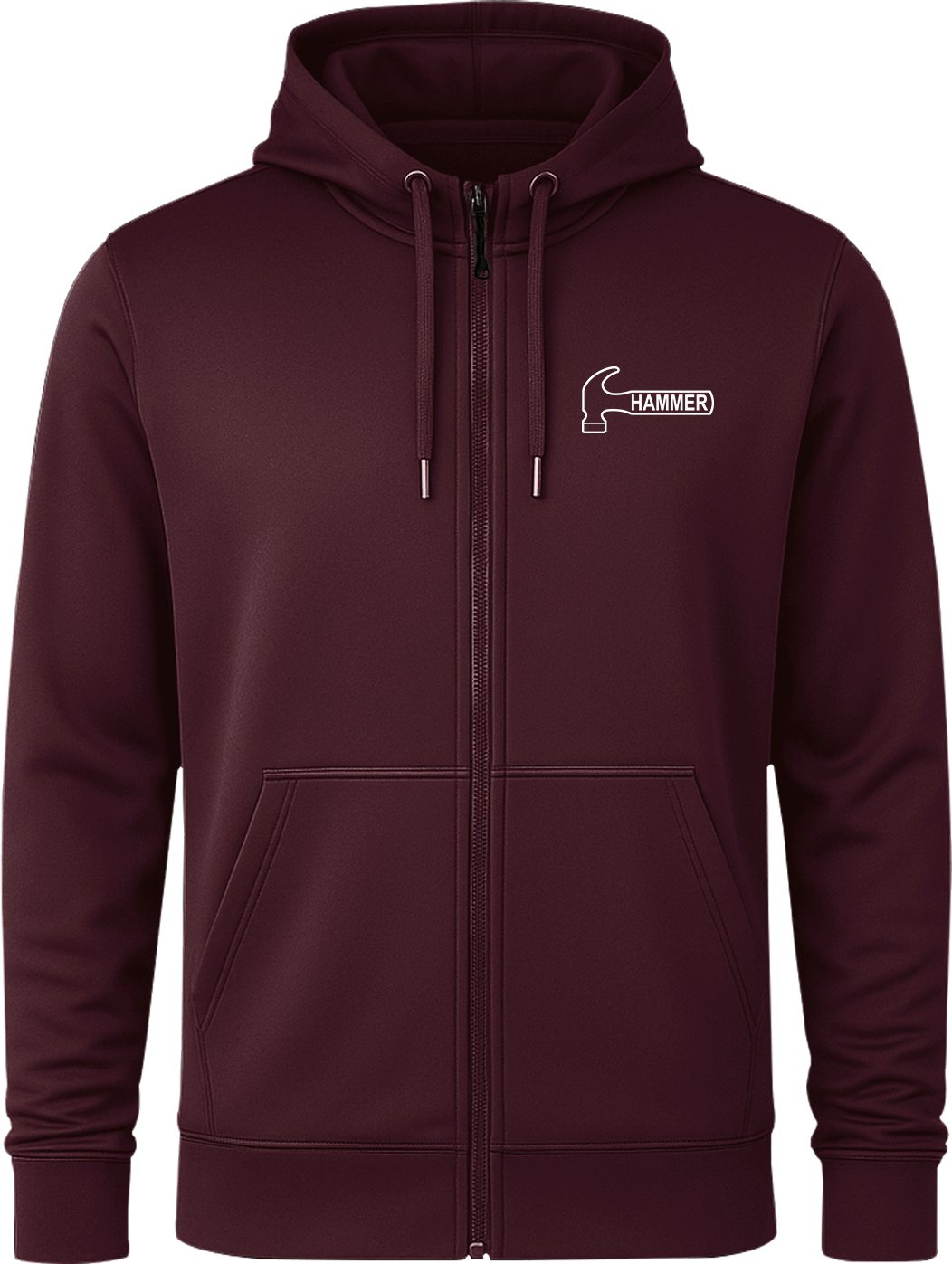 Hammer White Full Zip Hoodie