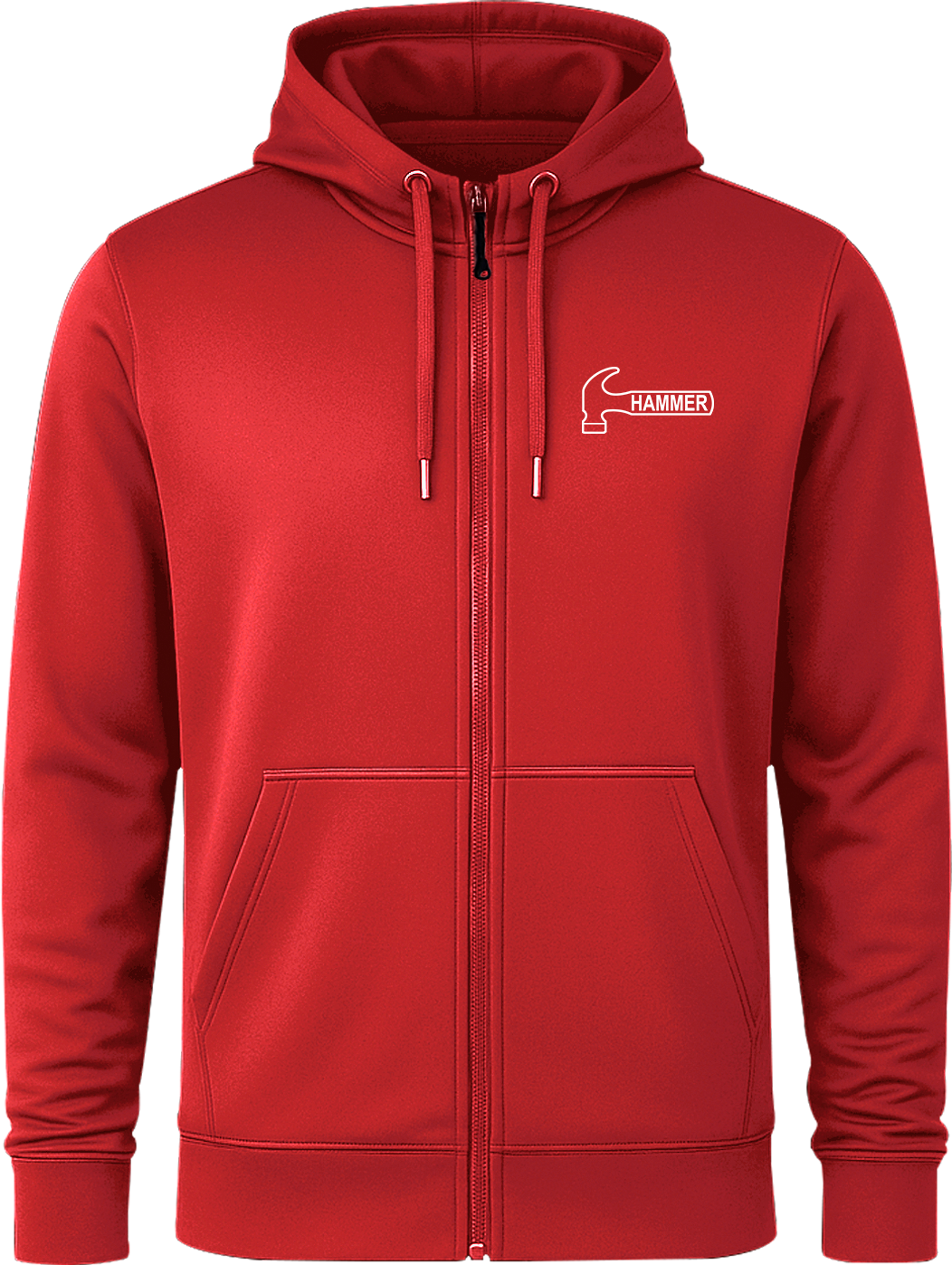 Hammer White Full Zip Hoodie