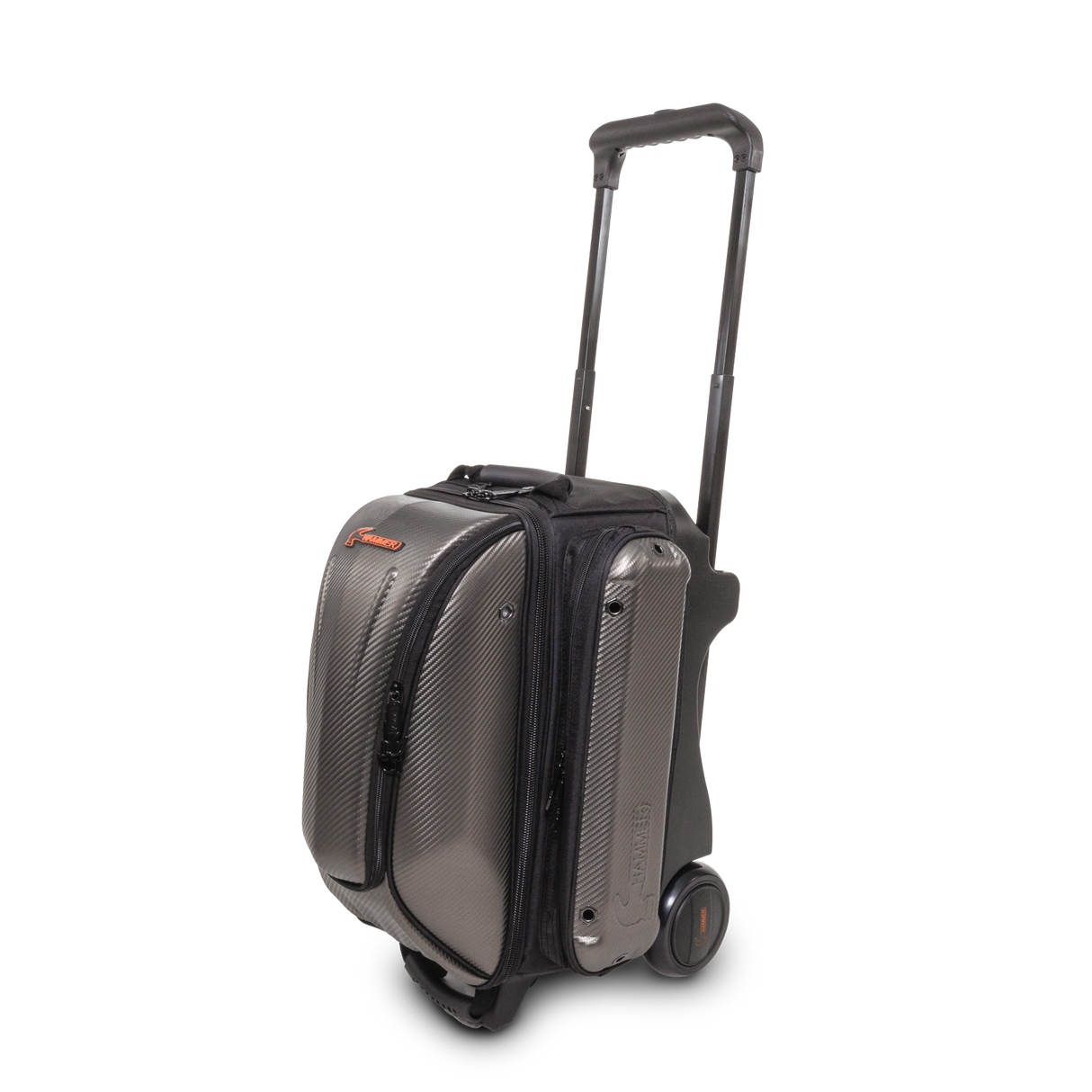 Hammer Carbon Shield 2 Ball Double Roller Bowling Bag suitcase league tournament play sale discount coupon online pba tour