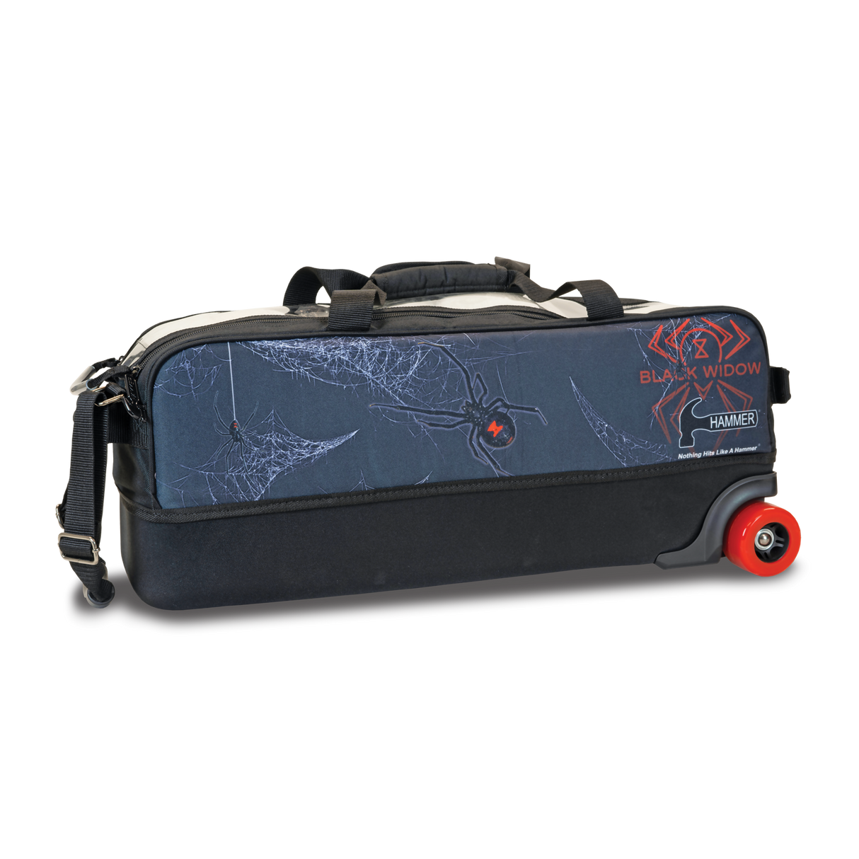 Hammer Black Widow Dye Sub Triple 3 Ball Tote Bowling Bag suitcase league tournament play sale discount coupon online pba tour