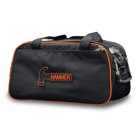 Hammer Premium Orange Black Double Tote 2 Ball Bowling Bag suitcase league tournament play sale discount coupon online pba tour