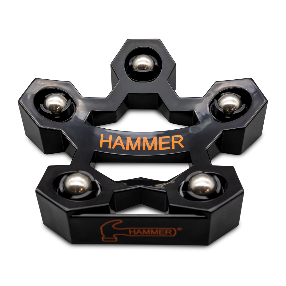 Ball bearings allow bowling ball to rotate in all directions Clean, polish, or sand your ball easily and evenly Compact and durable design Keep it in your bag to quick access Use it as a display piece Gift, cheap, sale, bowling ball, clean, wipe, nothing hits like a hammer, pro shop, black widow, brunswick, brands of brusnwick. Free Shipping. Service.