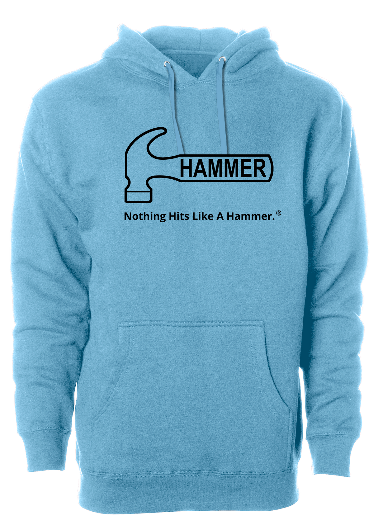 Hammer Bowling Black Tagline Hoodie