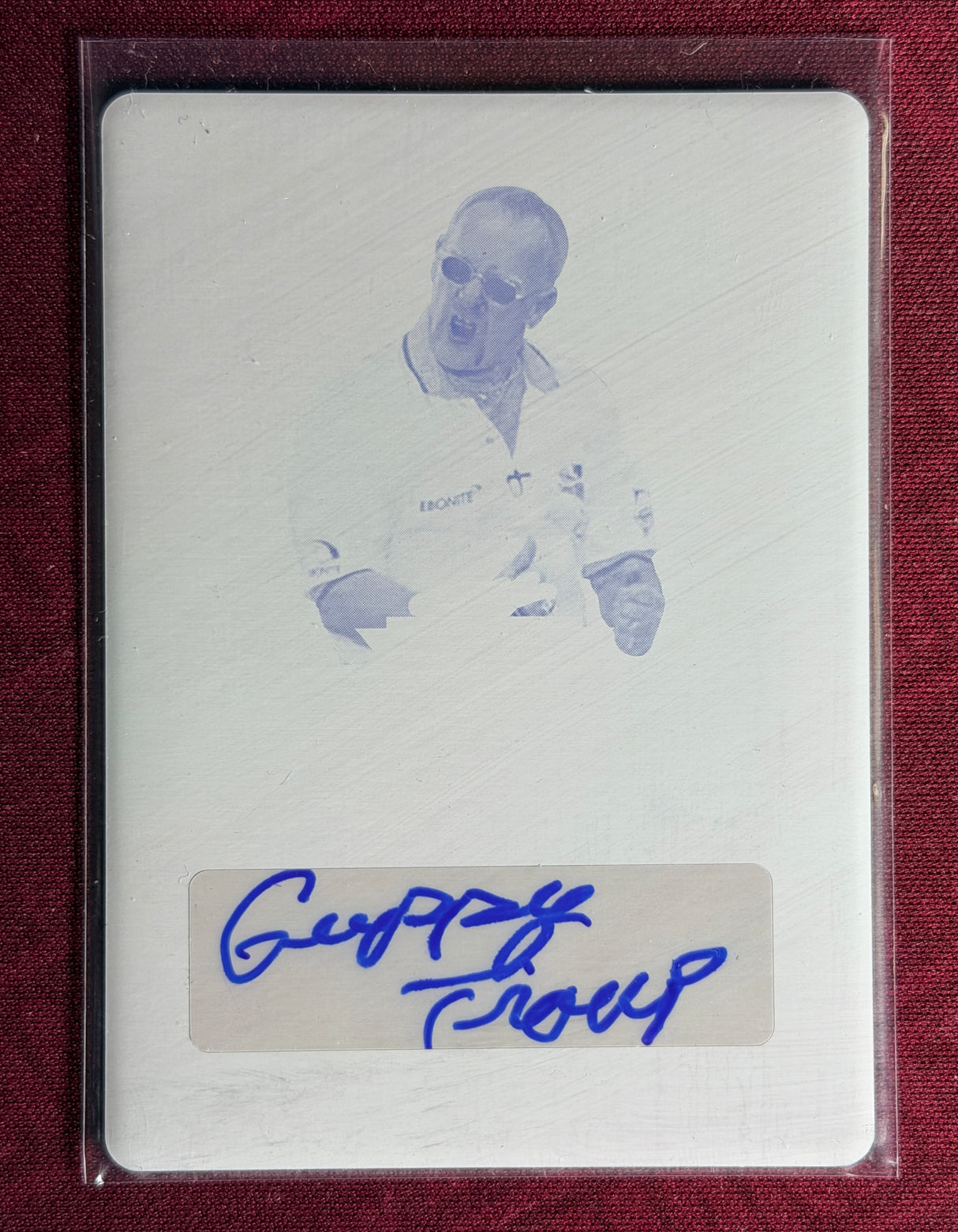 2023 Leaf PBA Trading Card Guppy Troup All Time Kings Printing Plate 1 of 1