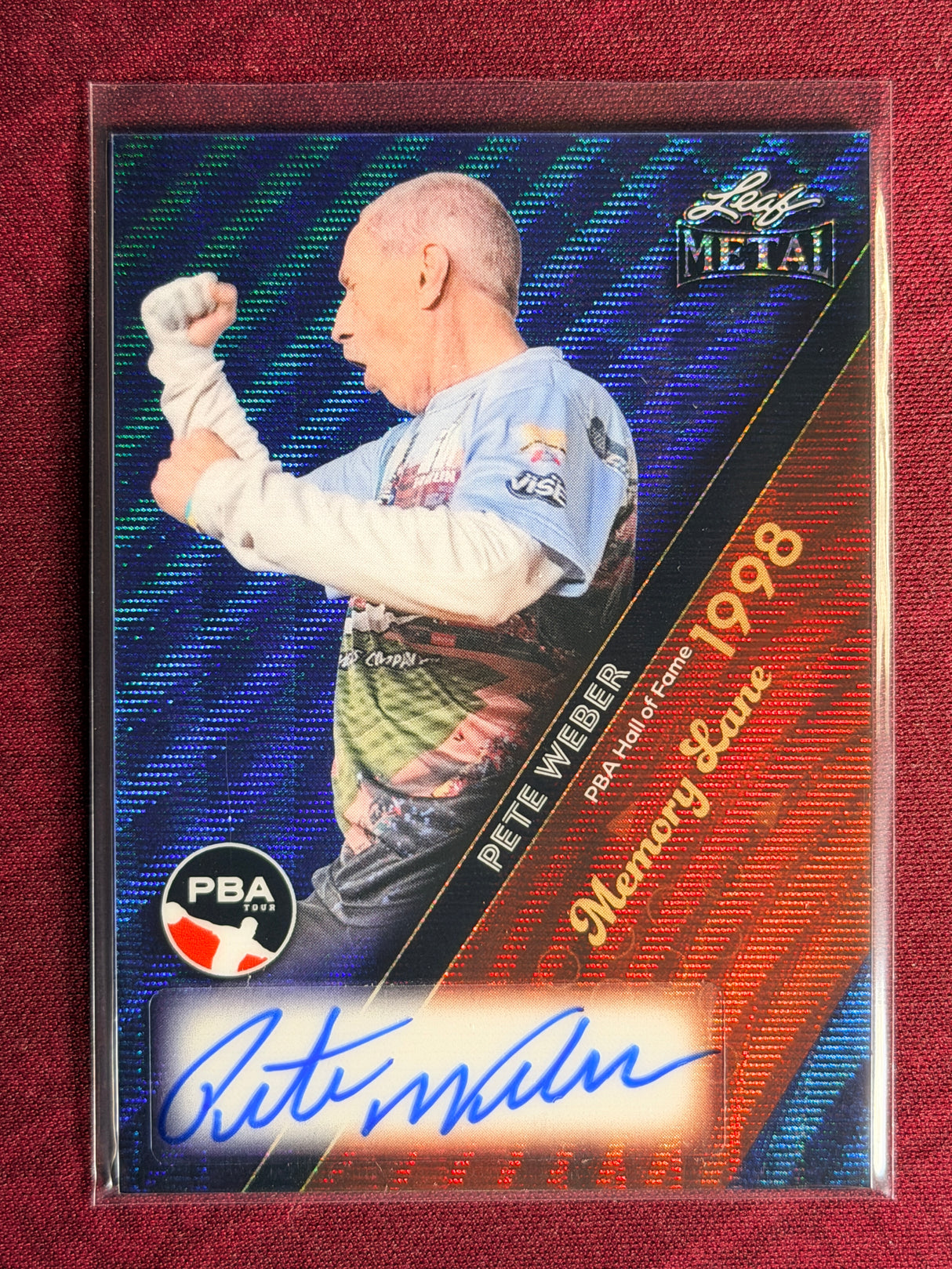 2024 Leaf Metal PBA Pete Weber Memory Lane PBA HOF 19/25