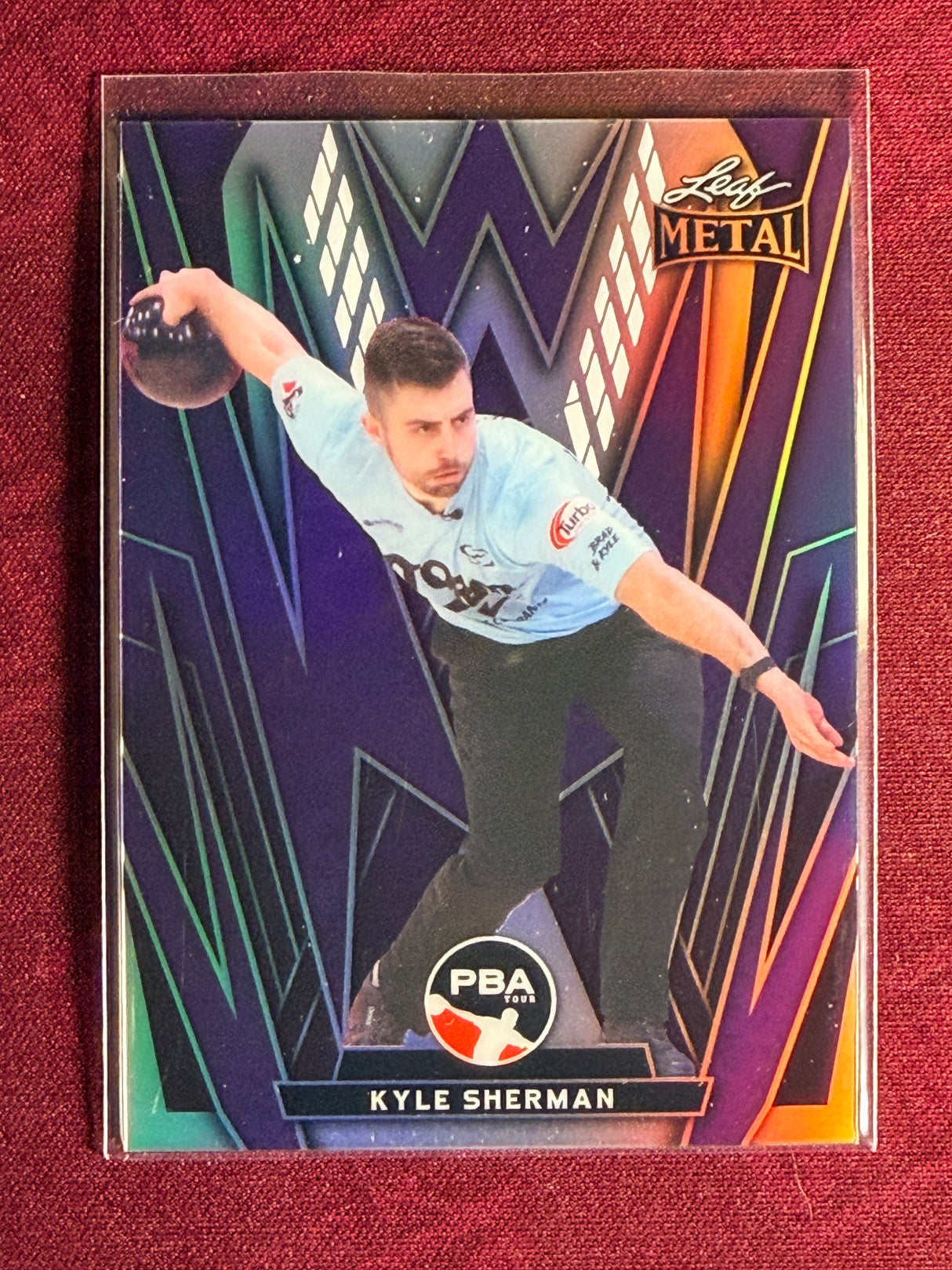 2024 Leaf Metal PBA Kyle Sherman Purple 7/20