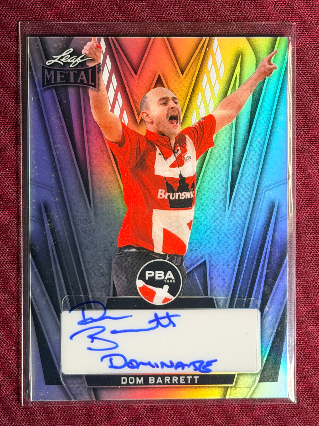 2024 Leaf Metal PBA Dominic Barrett Auto 46/49
