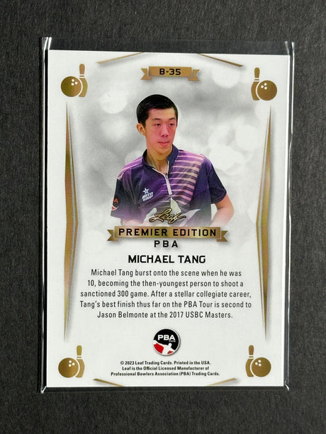 2023 Leaf PBA Trading Card Michael Tang