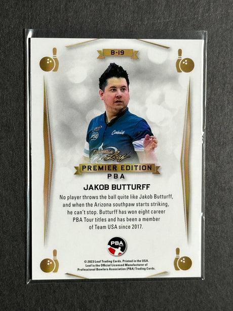 2023 Leaf PBA Trading Card Jakob Butturff