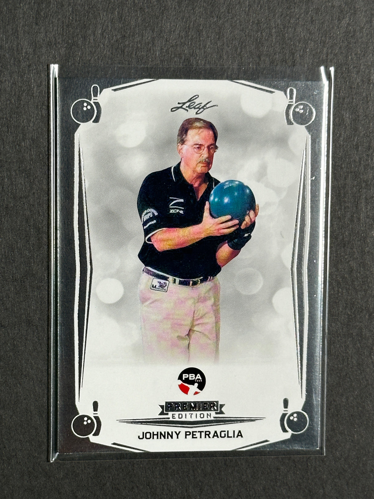 2023 Leaf PBA Premier Trading Card Johnny Petraglia