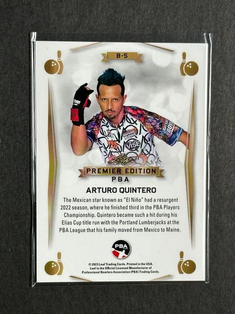 2023 Leaf PBA Trading Card Arturo Quintero