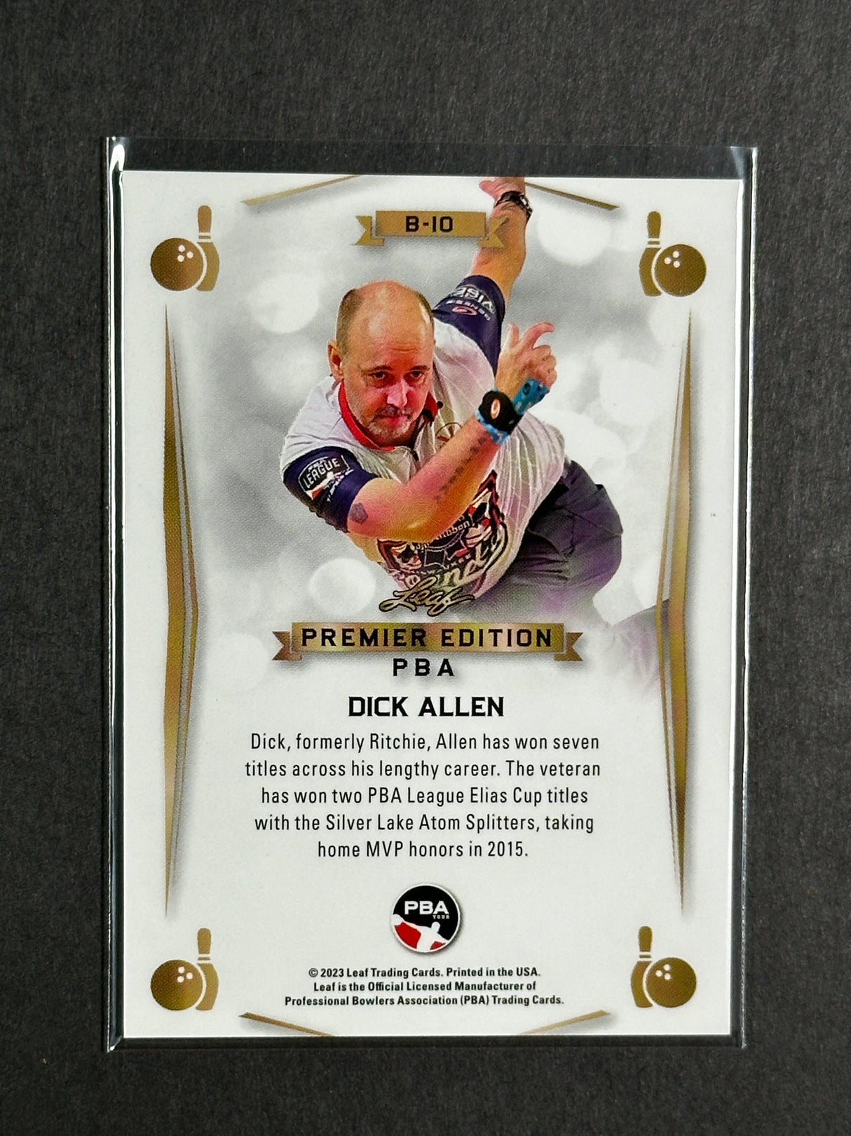 2023 Leaf PBA Premier Trading Card Dick Allen