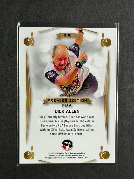 2023 Leaf PBA Trading Card Dick Allen