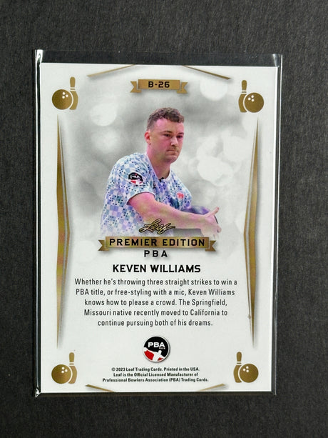 2023 Leaf PBA Trading Card Keven Williams
