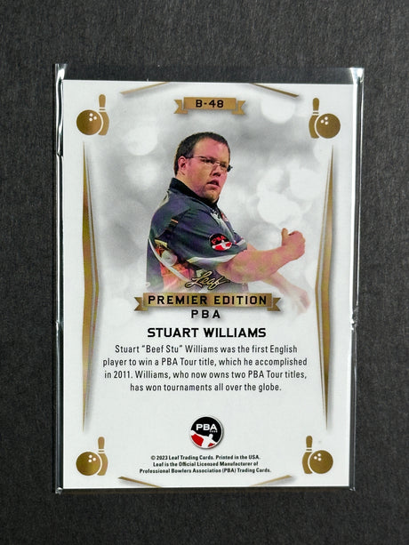 2023 Leaf PBA Trading Card Stuart Williams