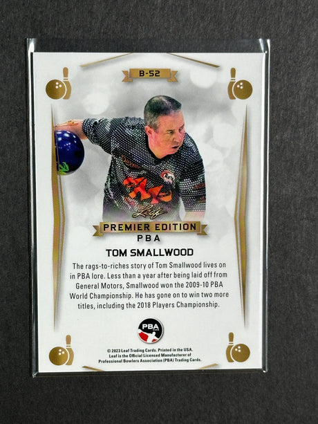 2023 Leaf PBA Trading Card Tom Smallwood
