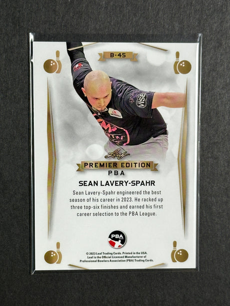 2023 Leaf PBA Trading Card Sean Lavery-Spahr