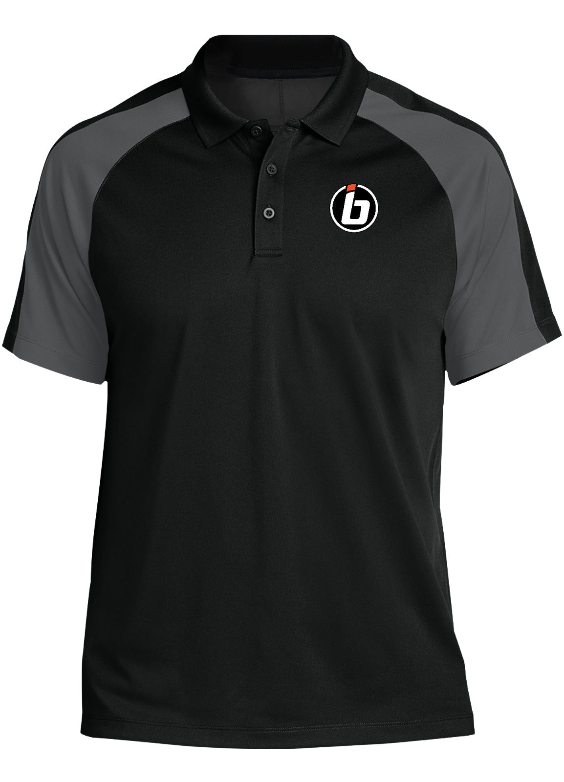 Inside Bowling Tournament Polo Black/Gray