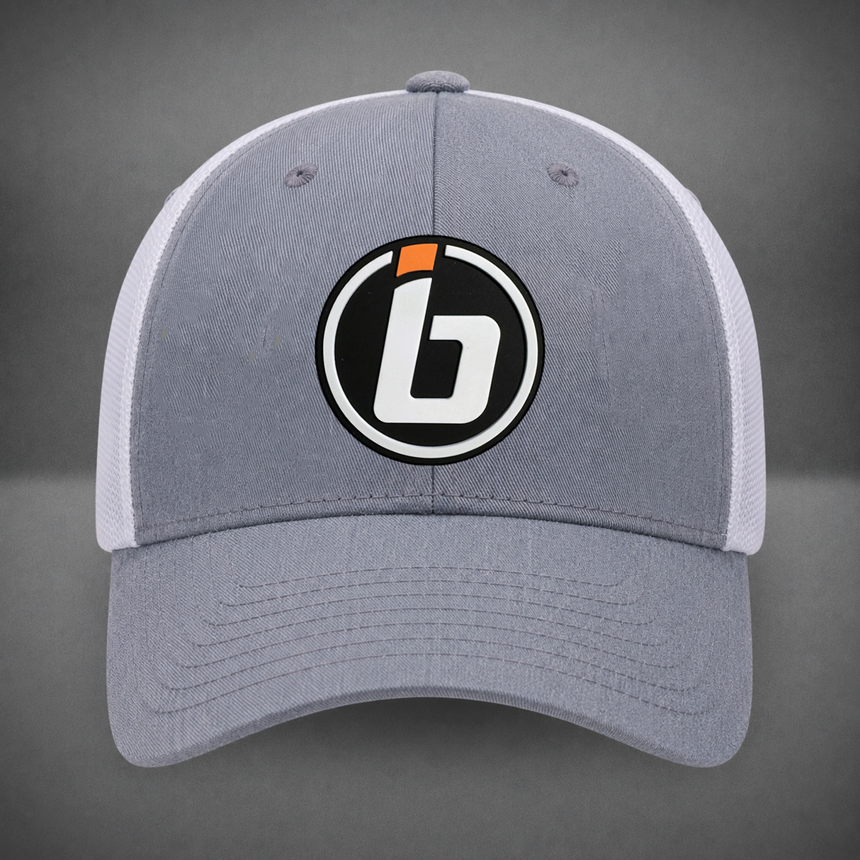 Inside Bowling Trucker Hat Gray/White