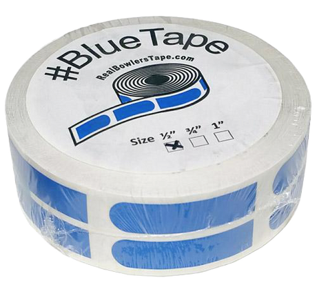 Real Bowlers Tape 1/2" Blue Roll/500