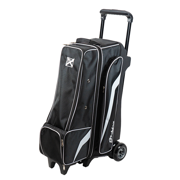 KR Strikeforce Cruiser Inline 4x4 Premium 4 Ball Roller Bowling Bag Black/Silver