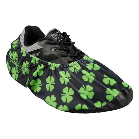 KR Strikeforce Flexx Shoe Cover Shamrock  * Dura Flexx Ultra Stretch material for easy on, easy off * Defends bowling shoes from offensive elements, inside and outside of the bowling center * Waterproof soles * Easily slips over bowling shoes * Sold in pairs * One size fits most