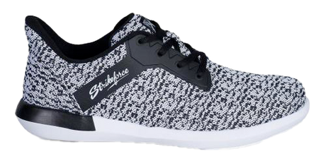 KR Strikeforce Lux Women's Bowling Shoes White/Black * Stylish and lightweight Knitted Mesh upper * High back heel and collar design for extra support and performance * Lace-up design with Komfort-Fit&trade construction * CMEVA outsole for a light and comfortable fit * #8 white microfiber slide pad on both shoes with FlexSlide Technology&trade * Open cell foam deluxe footbed for maximum comfort * 2-YEAR Warranty *