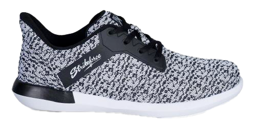 KR Strikeforce Lux Women's Bowling Shoes White/Black * Stylish and lightweight Knitted Mesh upper * High back heel and collar design for extra support and performance * Lace-up design with Komfort-Fit&trade construction * CMEVA outsole for a light and comfortable fit * #8 white microfiber slide pad on both shoes with FlexSlide Technology&trade * Open cell foam deluxe footbed for maximum comfort * 2-YEAR Warranty *