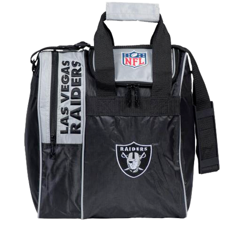 NFL Las Vegas Raiders Single Tote Bowling Bag