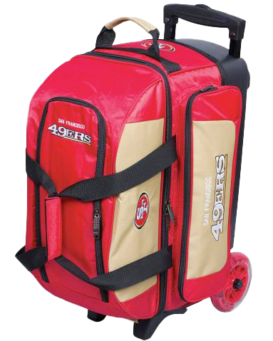 NFL San Francisco 49ers Double Roller Bag