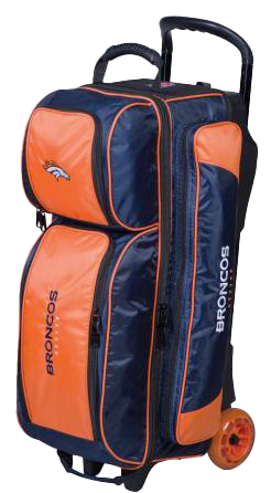 NFL Denver Broncos Triple Roller Bag