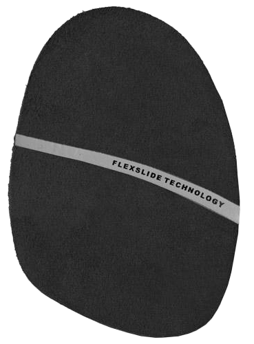 KR/Hammer #4 Sole Black Suede Bowling Shoe Sole Strikeforce Universal Slide Pads trim easily to fit and can be used on the RH or LH sole of of Strikeforce Tour Knit and Rage, or any brand of interchangeable bowling shoes. * One Size * Trim to fit