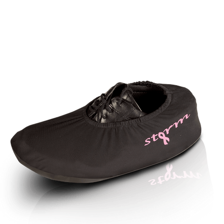 The Women's Shoe Cover features the Storm Feminine logo. This means every time this item is purchased, Storm will donate a portion of the proceeds to help in the fight against breast cancer. Look for additional items containing this logo throughout our Storm Shop.  One size fits most. 