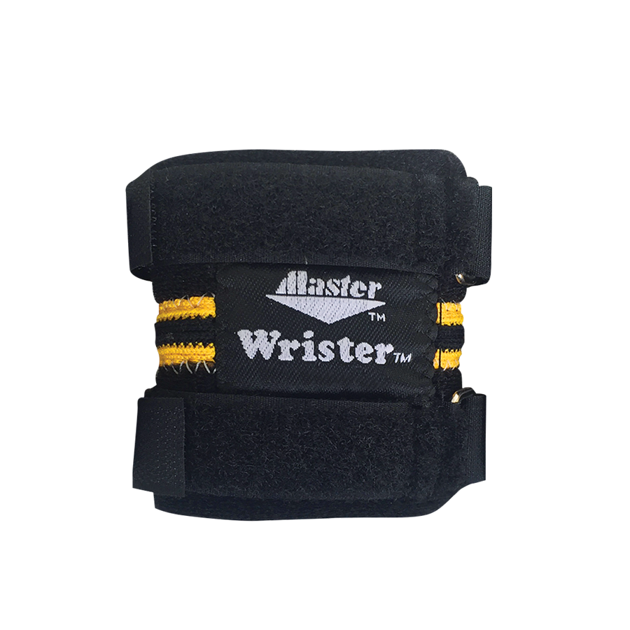 Master Bowling Wrister Wrist Support Yellow Flexible support keeps wrist therapeutically warm. Our Wrister will keep you bowling longer and stronger! Specify a color in the comment section and we will make every effort to accommodate you.. Complete flexible support for bowling activity. Constructed of quality closed-cell neoprene. Wrap-around Velcro® straps adjust for exact tension. Includes flexible insert for additional support.
