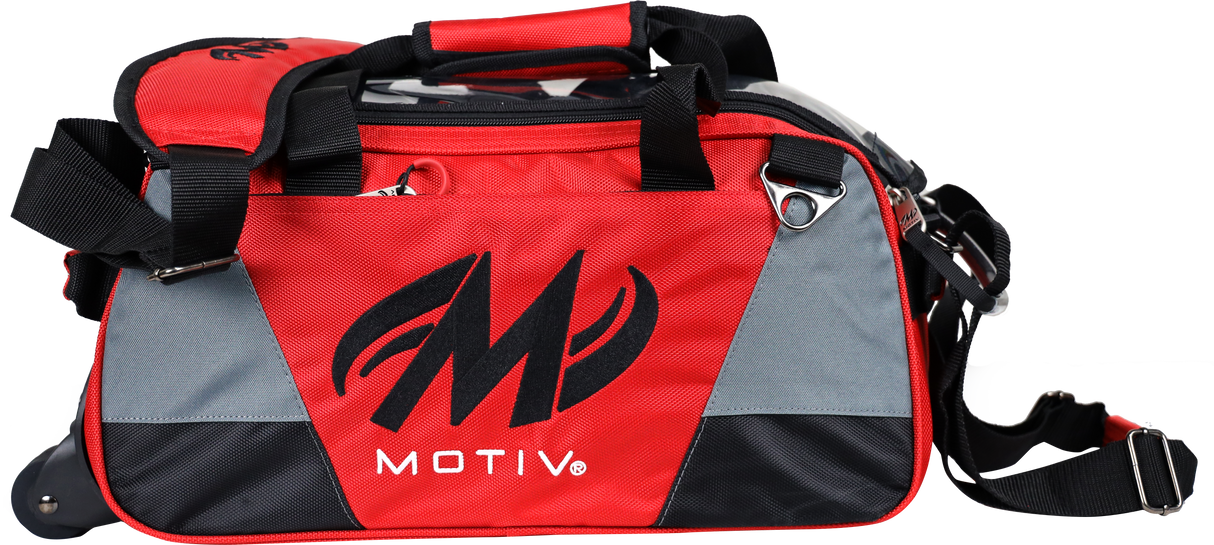 Copy of Motiv Ballistix 2 Ball Double Tote Fire Red Bowling Bag suitcase league tournament play sale discount coupon online pba tour