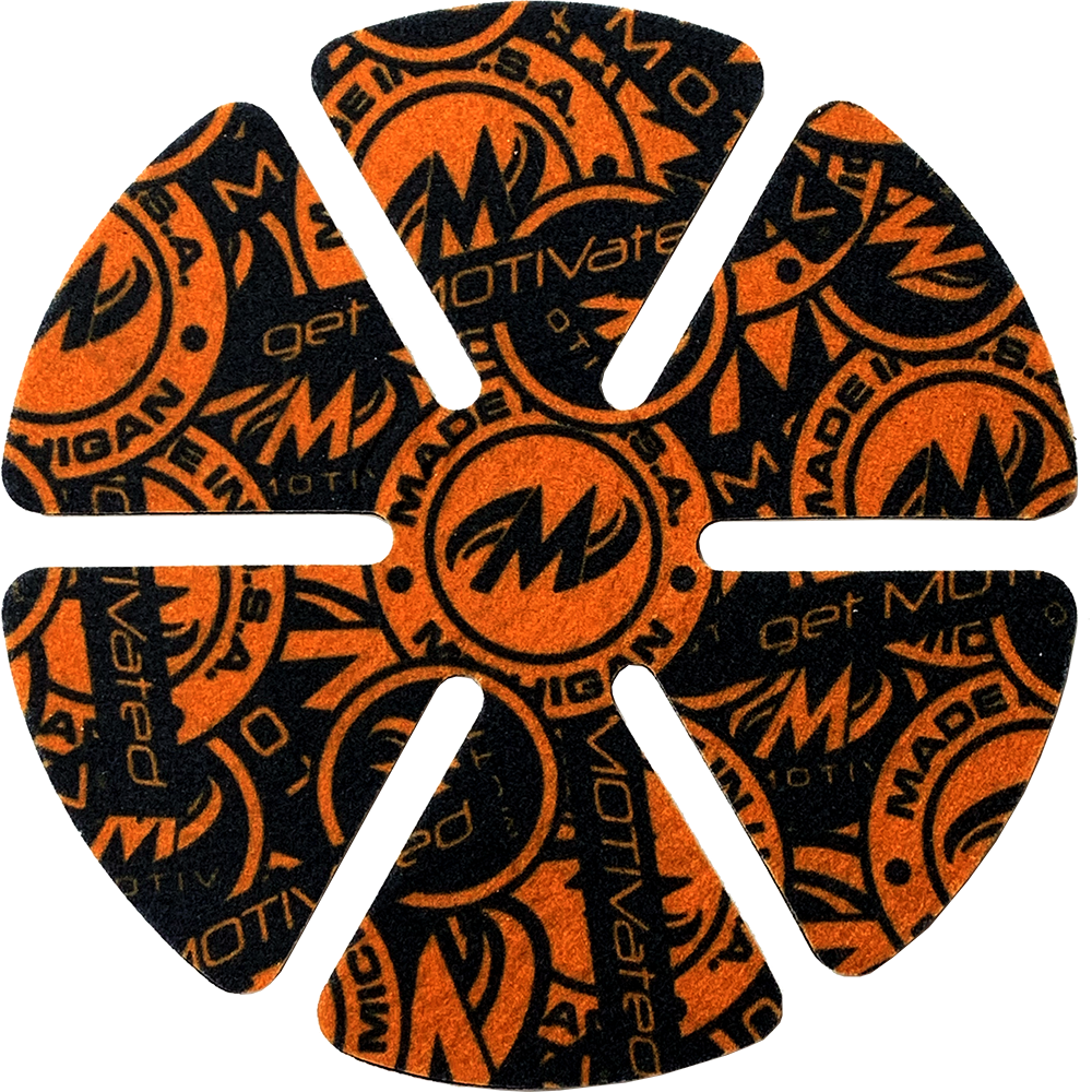 Protect your bowling arsenal with Vault™ Ball Cup Guards. These self-adhesive pads are easily applied to the hard plastic ball cups inside roller bags. A High-density foam center provides a protective cushion while a low-friction surface layer allows you to easily spin bowling balls to locate finger and thumb holes without risk of scratching. High-density EVA foam cushion. Low-friction felt surface layer. Self-adhesive. 5” diameter.