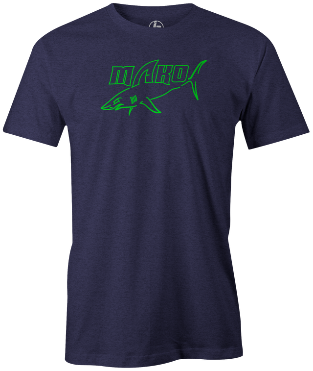 The perfect t-shirt for you if you loved the Track Bowling Mako bowling ball!This tee is the perfect match to your ball. This awesome bowling t-shirt is the perfect gift for any long time track fan or avid bowler! Hit the lanes with this awesome shirt to roll some strikes! Tshirt, tee, tee-shirt, tee shirt, Pro shop. League bowling team shirt. PBA. PWBA. USBC. Junior Gold. Youth bowling. Tournament t-shirt. Men's. Bowling Ball. Track Bowling.