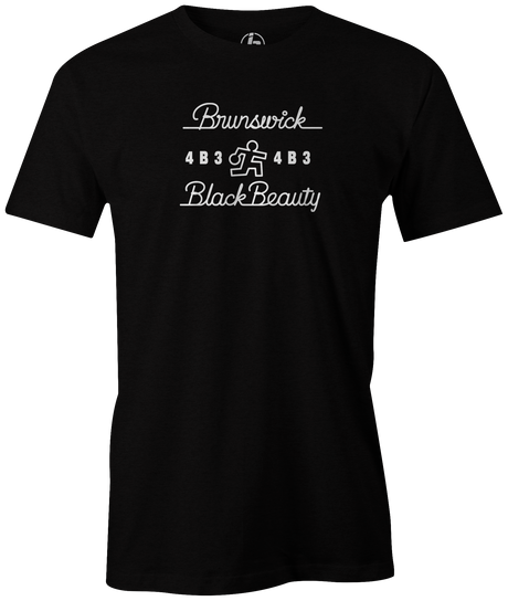 She was a Beauty and still can be with the retro Brunswick Black Beauty Bowling T-shirt. Available in Black and Charcoal. Remember to take out your frustration on the pins, and not your teammates. Bowling shirts from Inside Bowling. Tee shirt t-shirt tees shirts novelty league tournament comfortable apparel. Sale, gift, discounted, best.