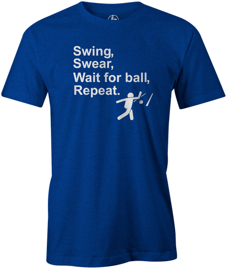 We have a very simple formula for life: Swing, Swear, Wait for Ball, Repeat! Bowling, Tshirt, gift, funny, free, novelty, golf, shirt, tshirt, tee, shirt, pba, pwba, pro bowling, league bowling, league night, strike, spare, gutter, 