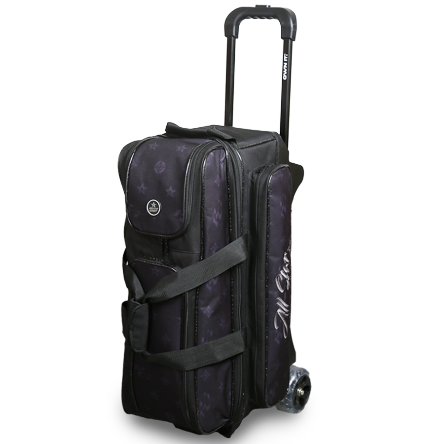 Roto Grip All Star Edition 3 Ball Triple Roller Blackout Bowling Bag