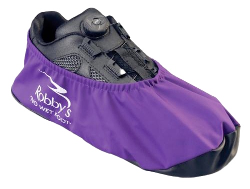 Robby's No Wet Foot Bowling Shoe Cover Dark Grey  Protect bowling shoes from dirt, debris, and wet environments Waterproof soles High-quality construction  Stretches to allow for easy on and easy off  Sold in pairs