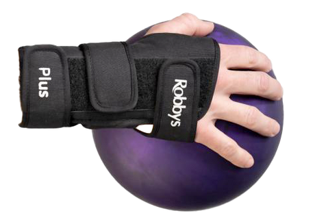 Robby's Cool Max Plus Bowling Glove Promotes a proper wrist position allowing for an accurate, precise and powerful release Produces the ability for more consistent shots Extra-long metal inserts maximize wrist and forearm strength for optimal release Designed of cool, moisture wicking breathable materials