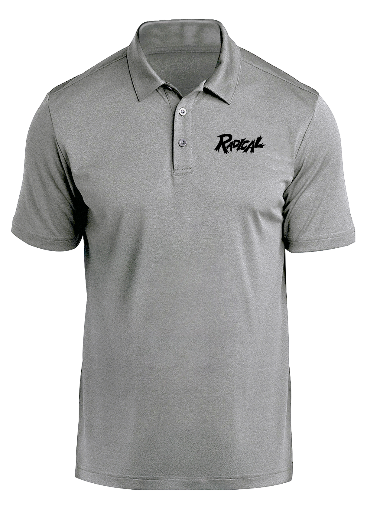 Radical Black Prime Polo Gray