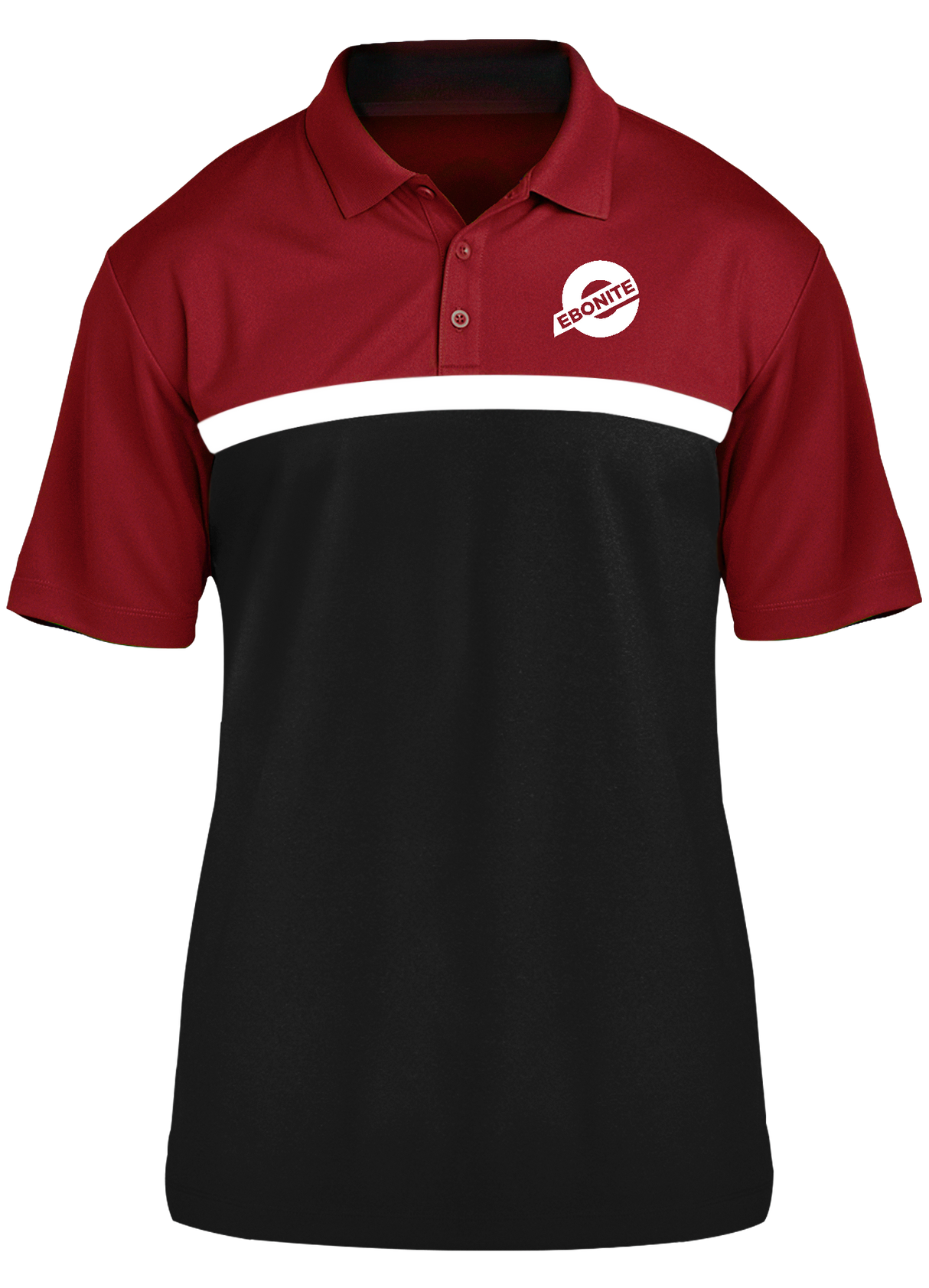 Ebonite Competitor Polo Red/White/Black