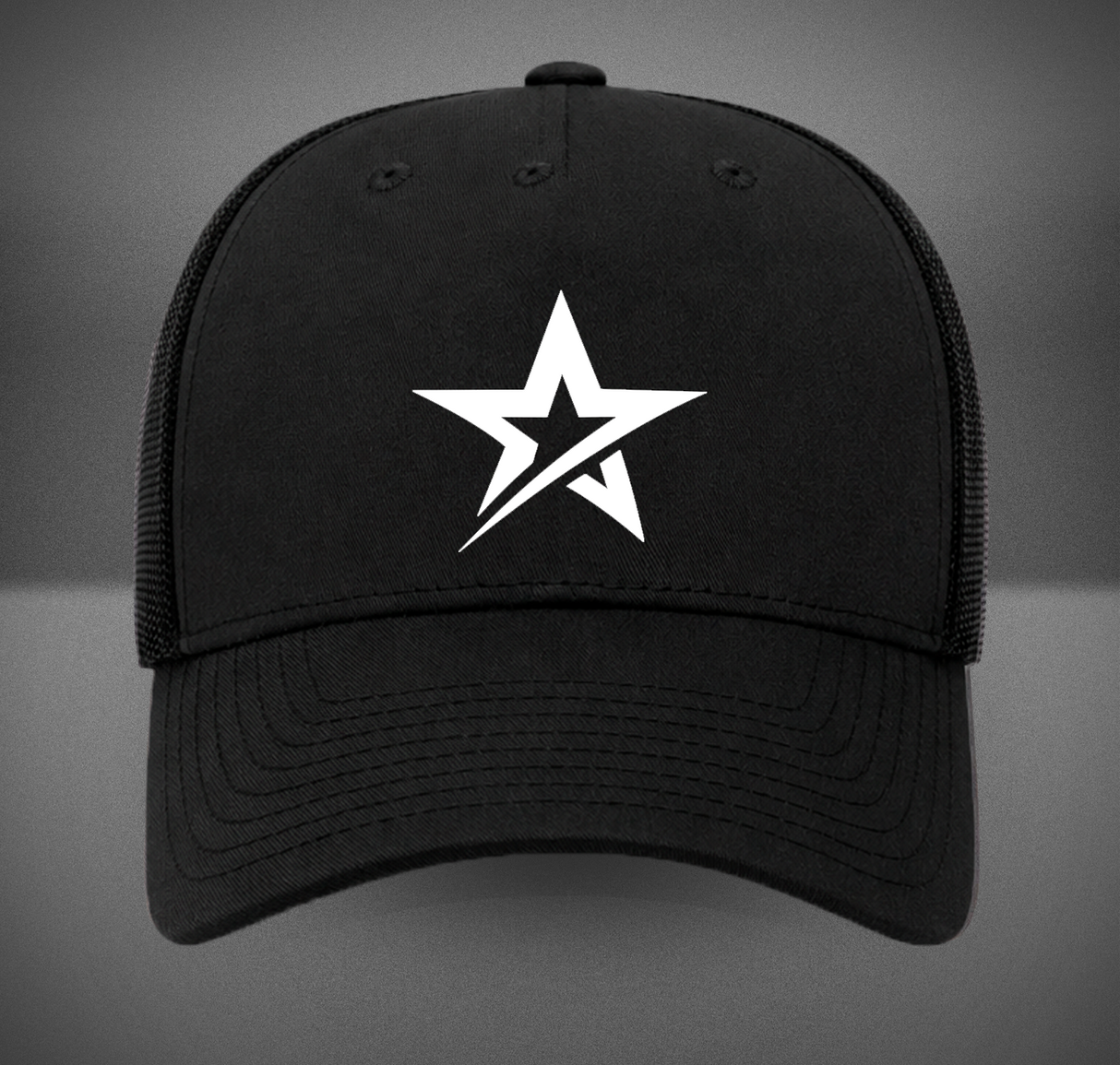 Roto Grip White Star Retro Trucker Hat