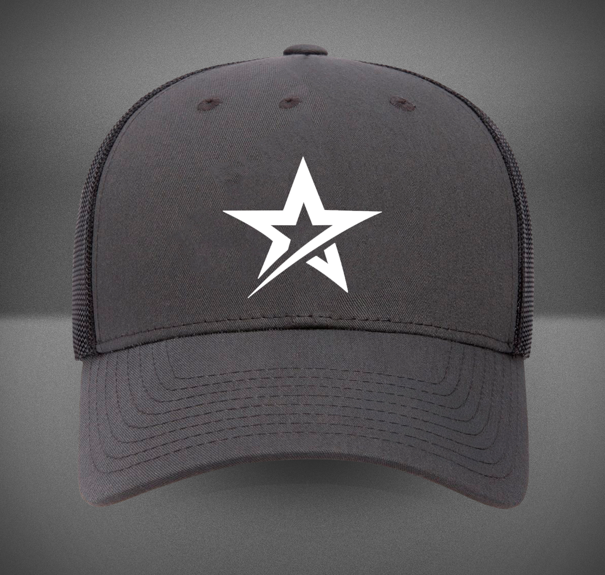 Roto Grip White Star Retro Trucker Hat