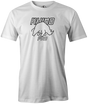brunswick-ivory-rhino-pro new bowling ball logo tshirt bowler tee shirt