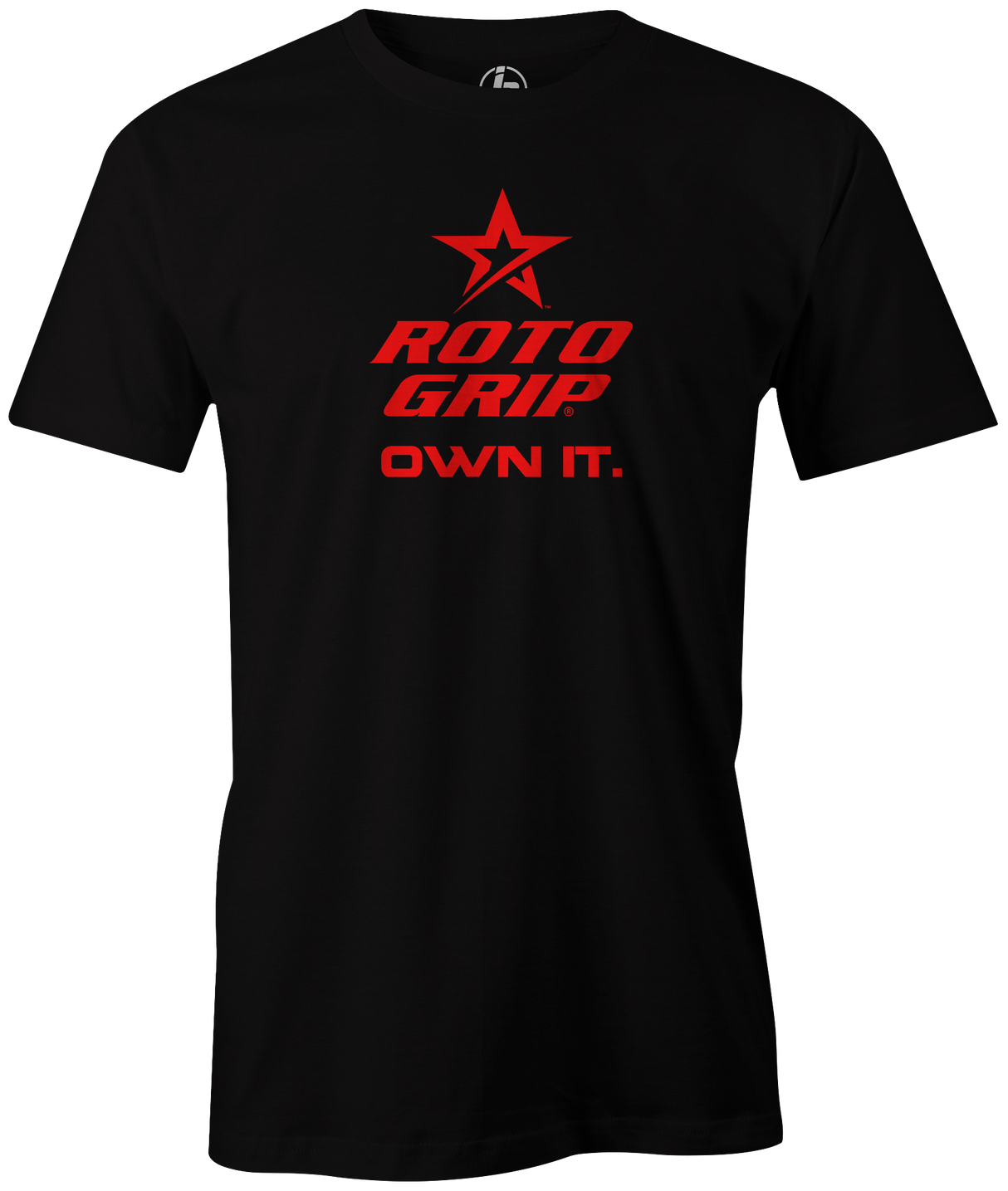roto-grip-classic-own-it bowling-ball-logo-tee-shirt-bowler-tshirt