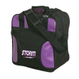 Storm Solo 1 Ball Tote Black/Amethyst Bowling Bag suitcase league tournament play sale discount coupon online pba tour