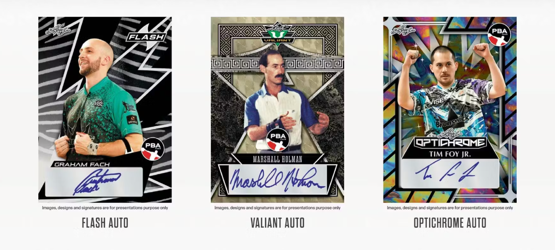 PBA Bowling Card Mystery (3 Pack) 1 Autograph Card & 2 Non-Autos